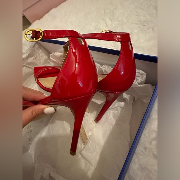 Stuart Weitzman Nudist Curve Heels - Picture 2 of 5